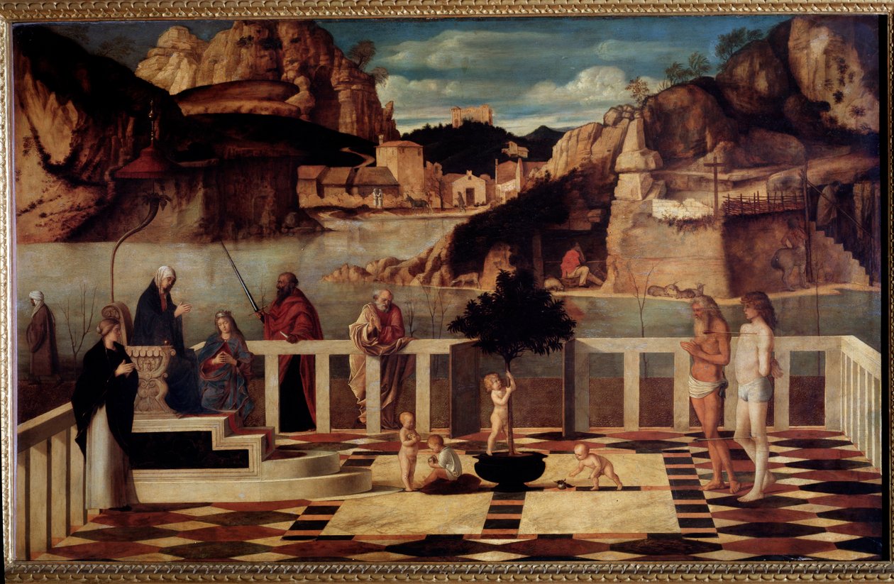 Święta alegoria (malarstwo, c.1487) autorstwa Giovanni Bellini