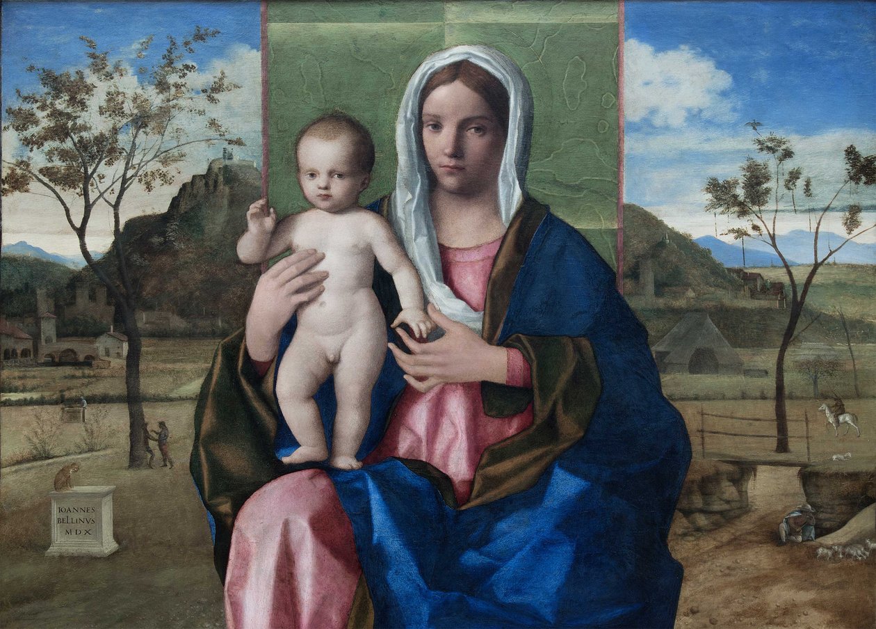 Błogosławieństwo Madonny z Dzieciątkiem autorstwa Giovanni Bellini