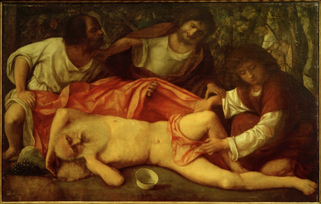 Pijaństwo Noego autorstwa Giovanni Bellini