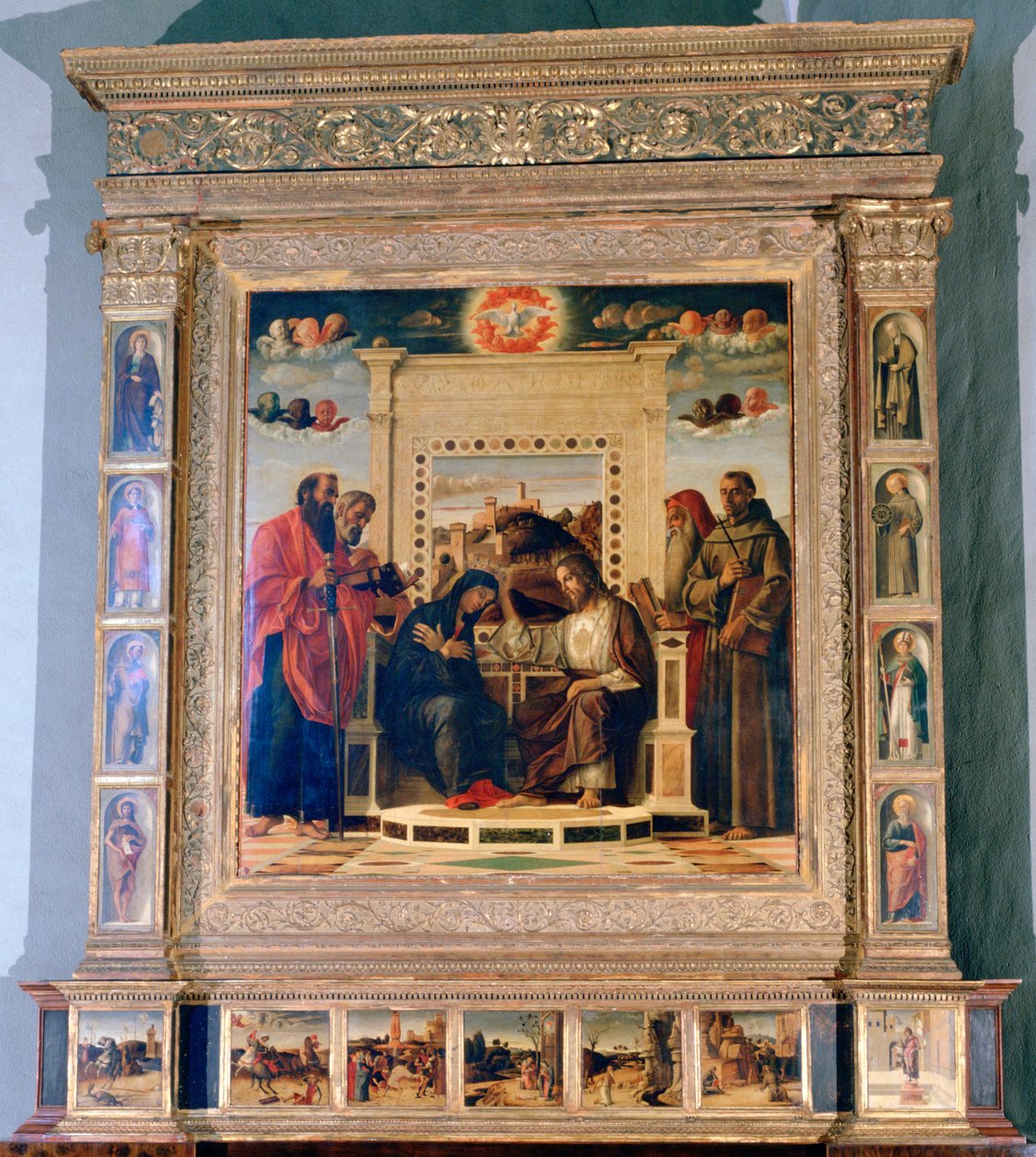 Ołtarz ołtarzowy Pesaro, c1474 autorstwa Giovanni Bellini