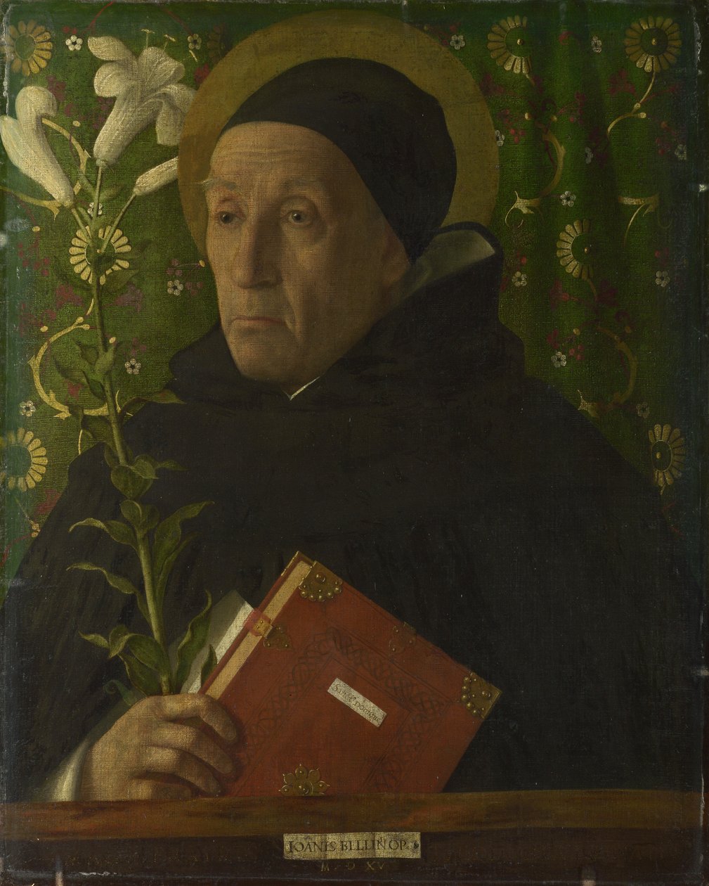 Portret Fra Teodoro z Urbino jako św. Dominika, 1515 autorstwa Giovanni Bellini