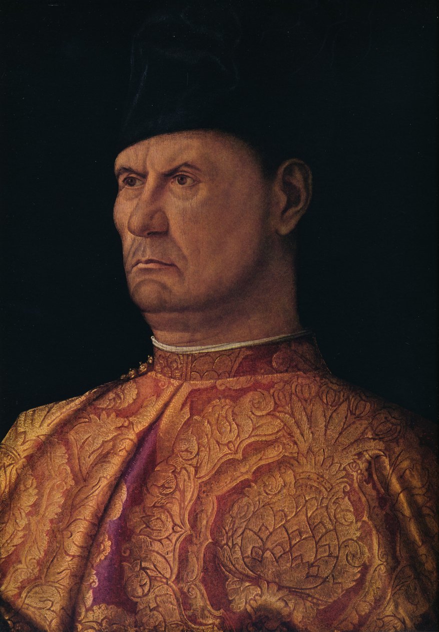 Portret kondotiera, 1475-1480 autorstwa Giovanni Bellini