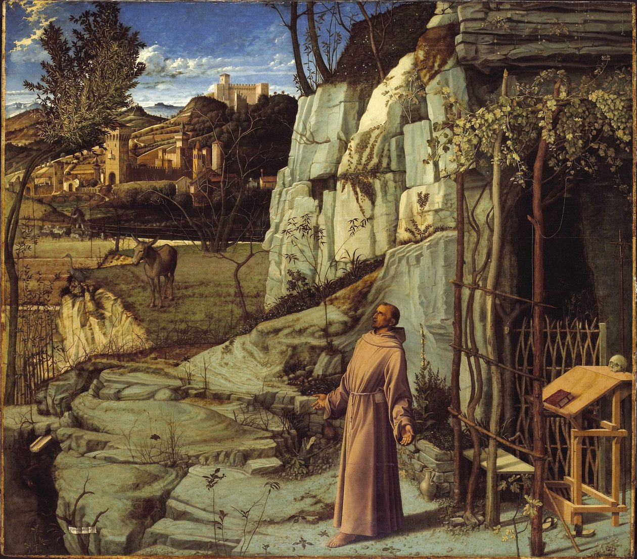 Święty Franciszek na pustyni autorstwa Giovanni Bellini