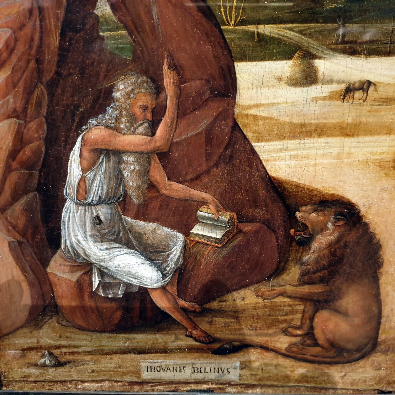 Święty Jerome na pustyni autorstwa Giovanni Bellini