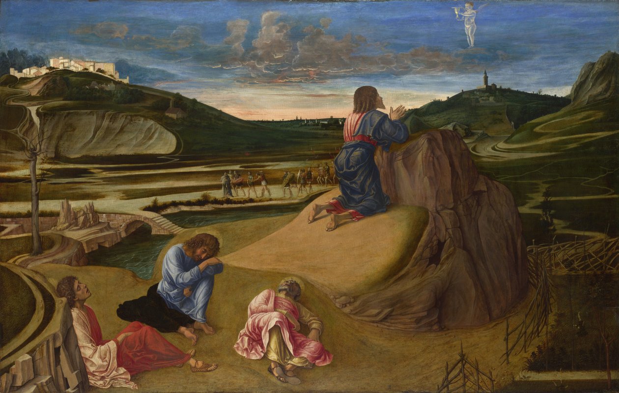 Agonia w ogrodzie, ok. 1465 autorstwa Giovanni Bellini