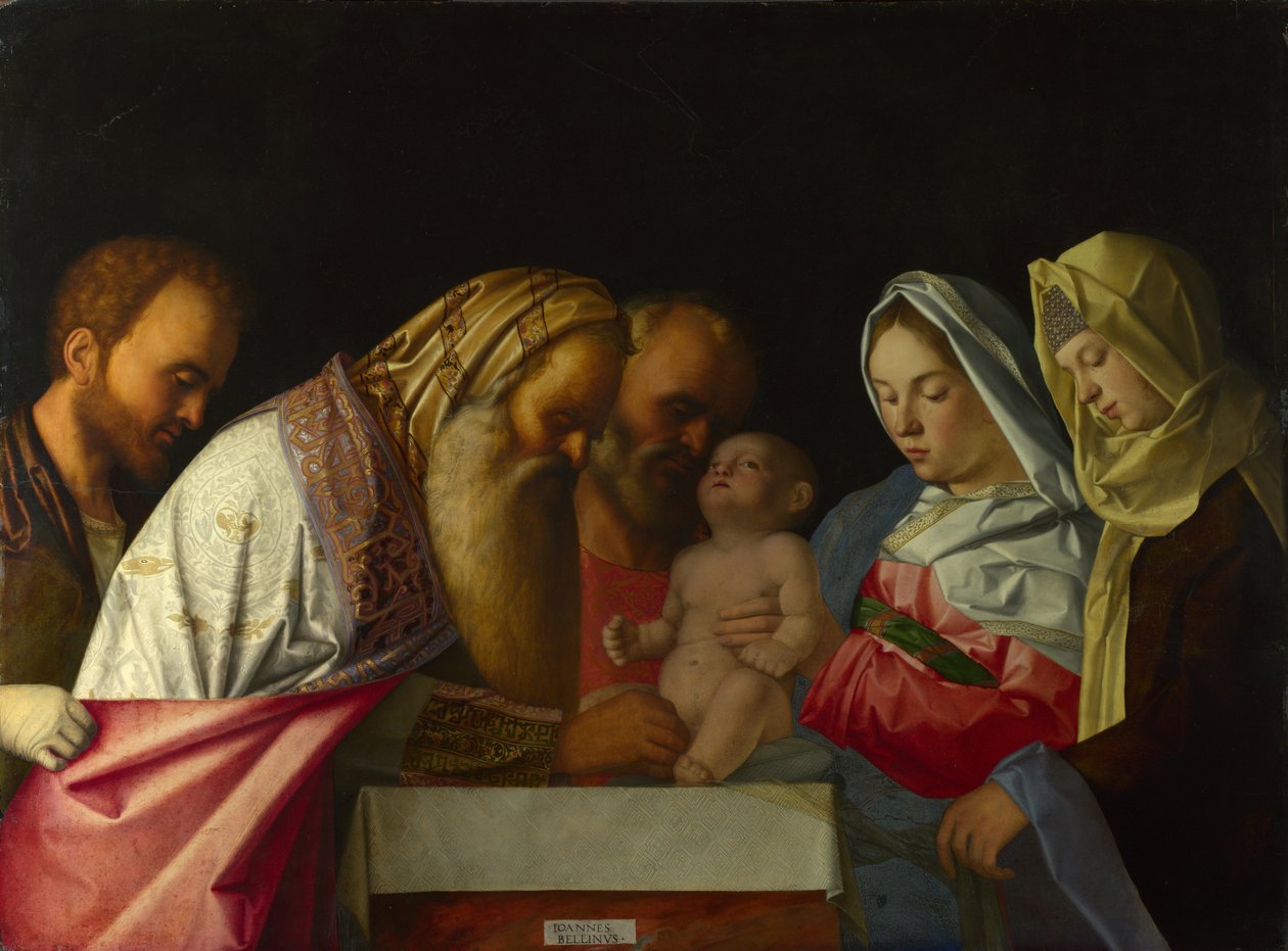 Obrzezanie, c. 1500 autorstwa Giovanni Bellini