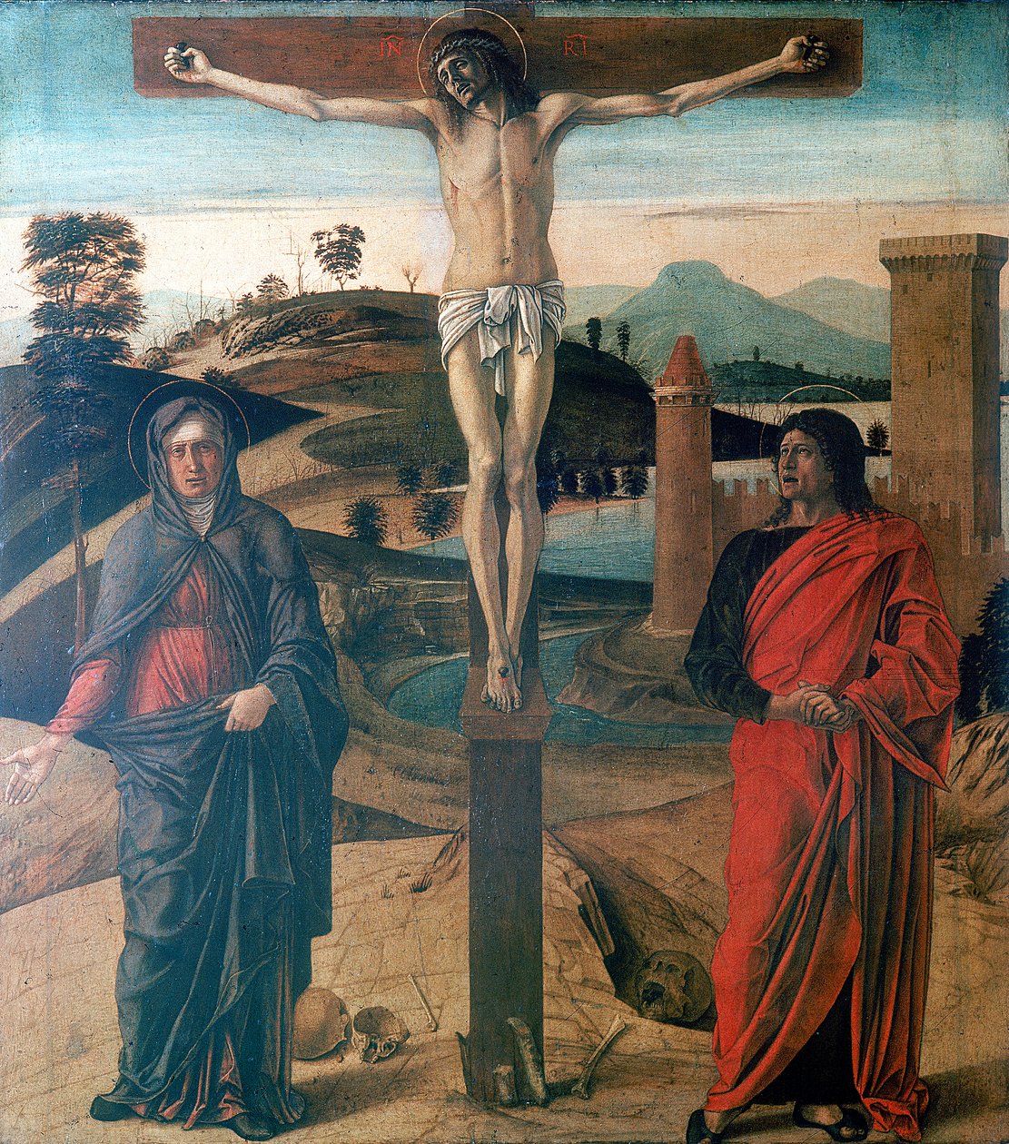 Ukrzyżowanie, 1465 autorstwa Giovanni Bellini
