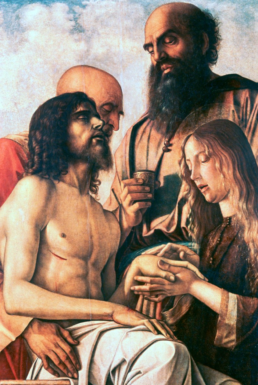 Złożenie do grobu, ok. 1450-1516 autorstwa Giovanni Bellini