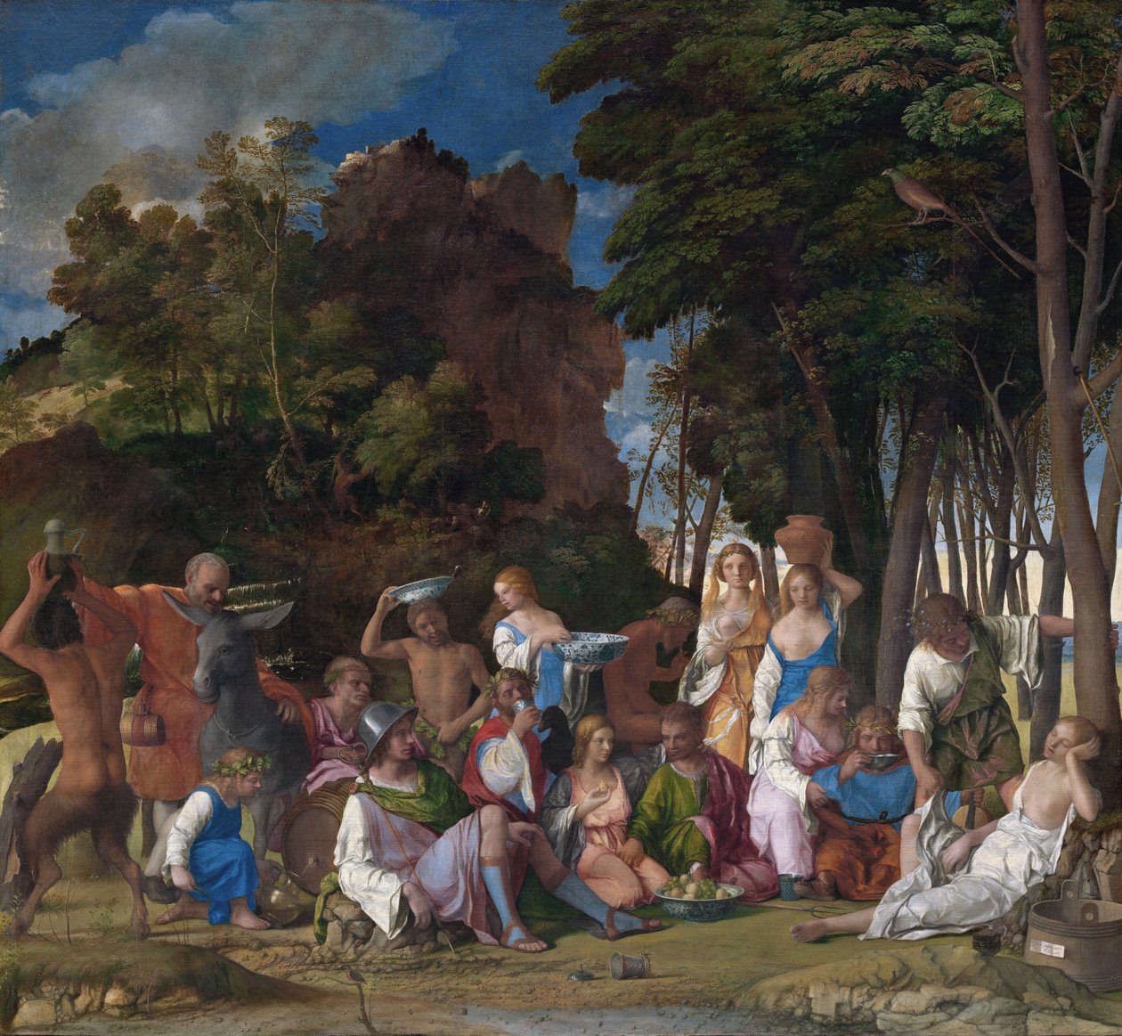 Święto Bogów autorstwa Giovanni Bellini
