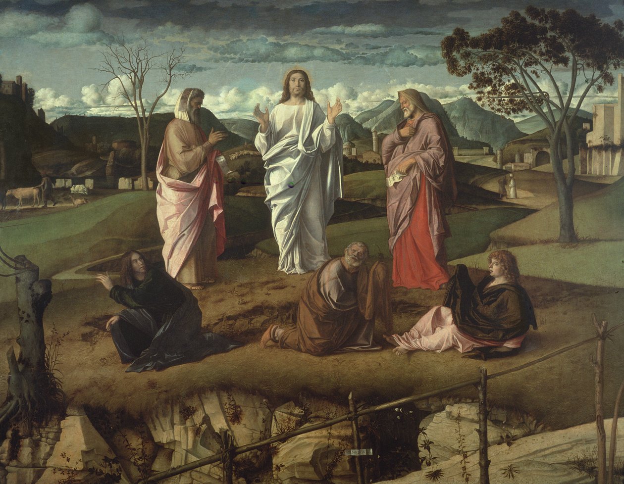 Przemienienie Pańskie, 1485 autorstwa Giovanni Bellini