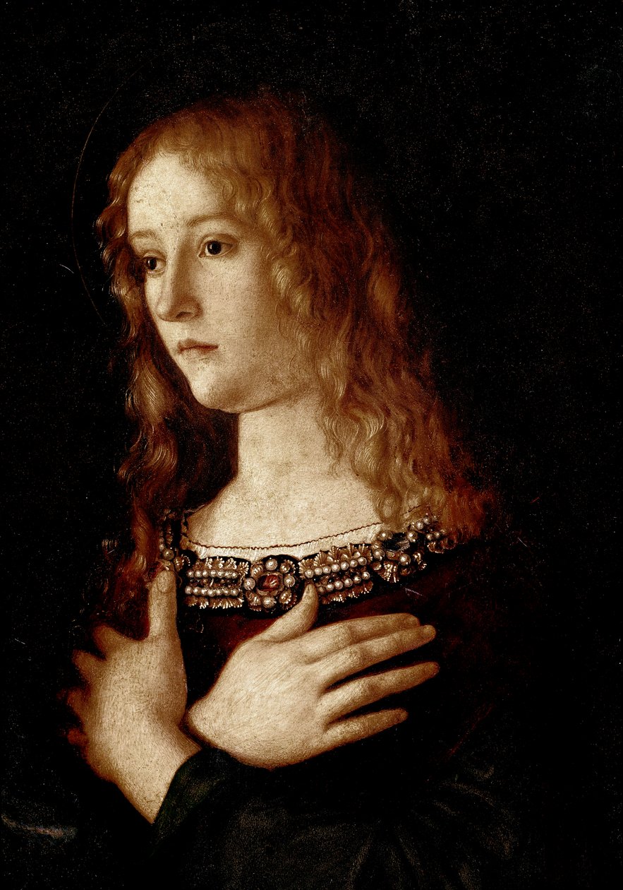 Dziewica z Dzieciątkiem ze św. Katarzyną Aleksandryjską i św. Marią Magdaleną autorstwa Giovanni Bellini