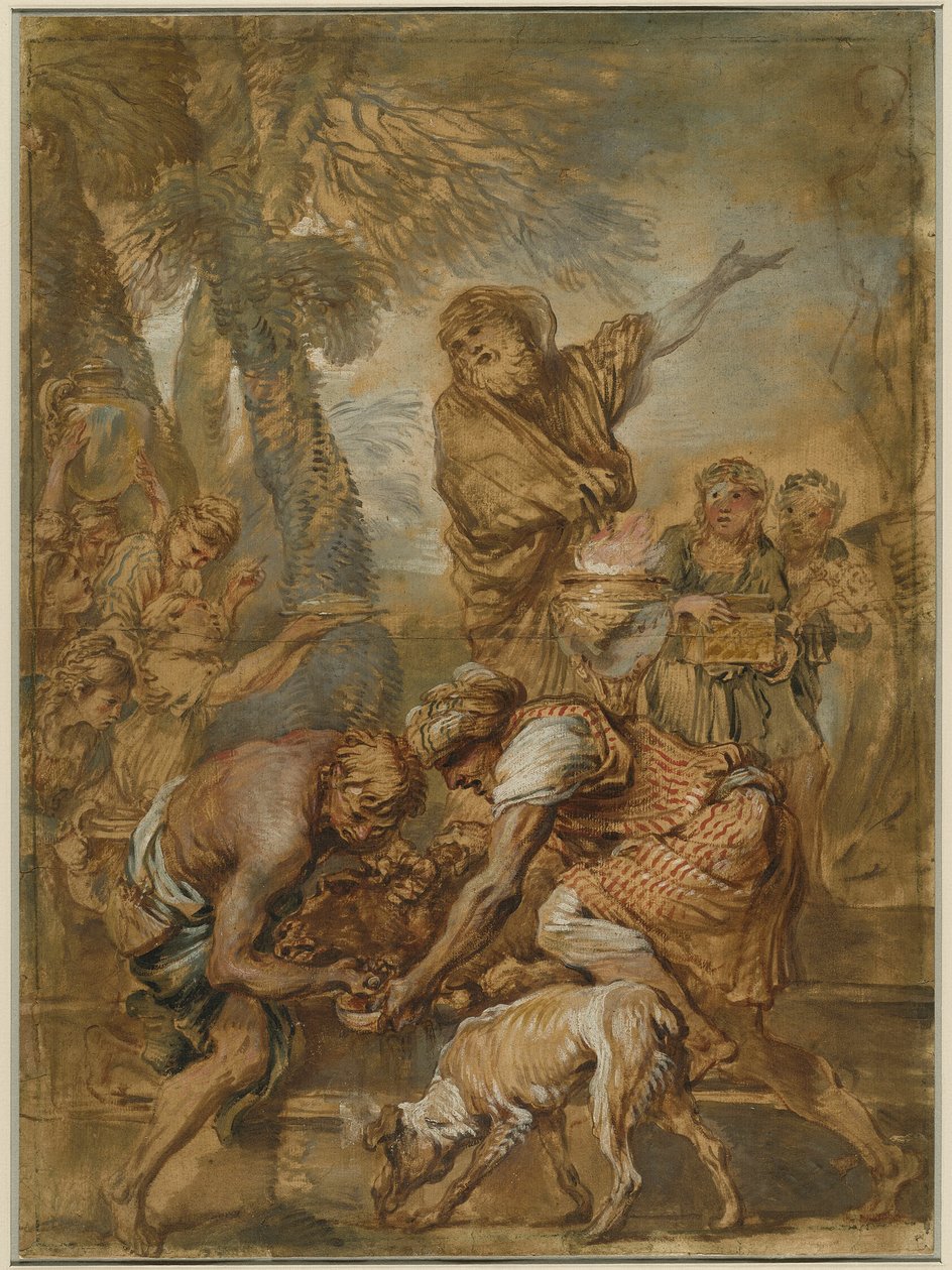 Pogańska ofiara autorstwa Giovanni Benedetto Castiglione