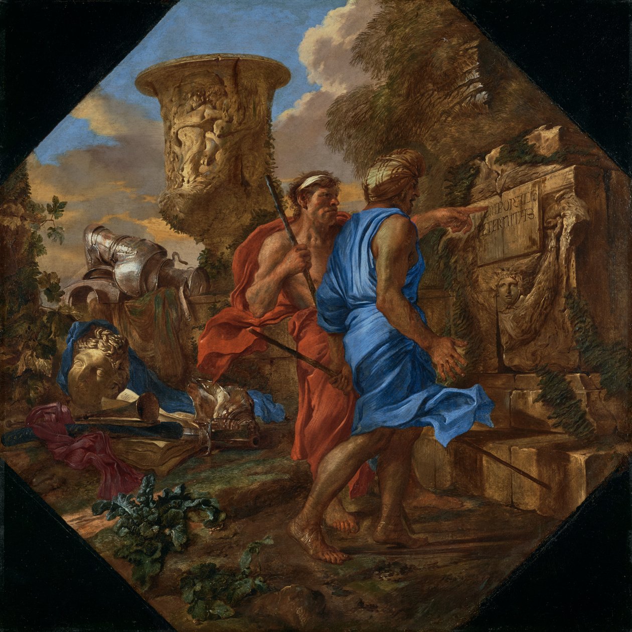 Pasterze arkadyjscy autorstwa Giovanni Benedetto Castiglione