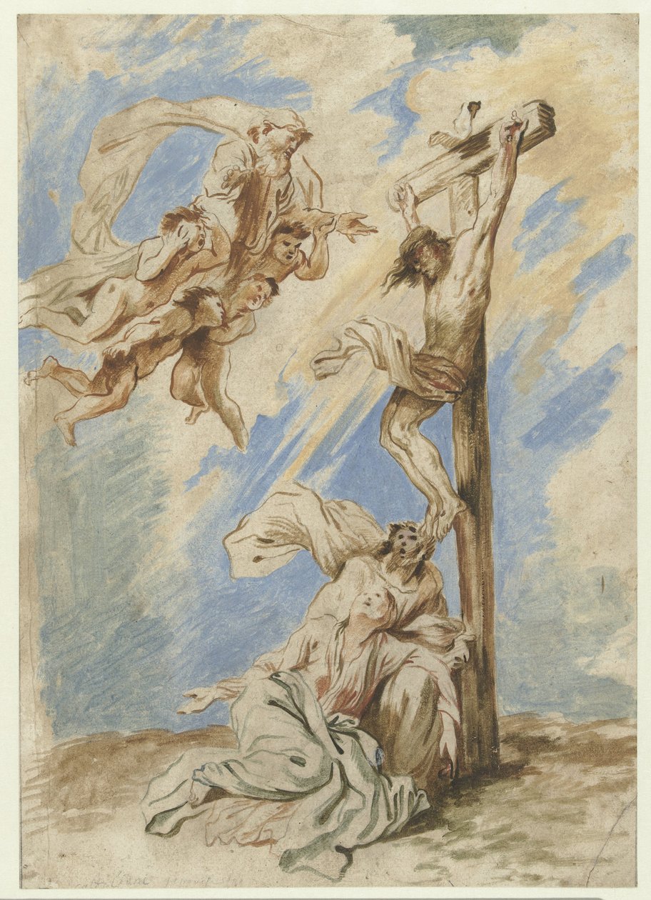 Chrystus na krzyżu autorstwa Giovanni Benedetto Castiglione