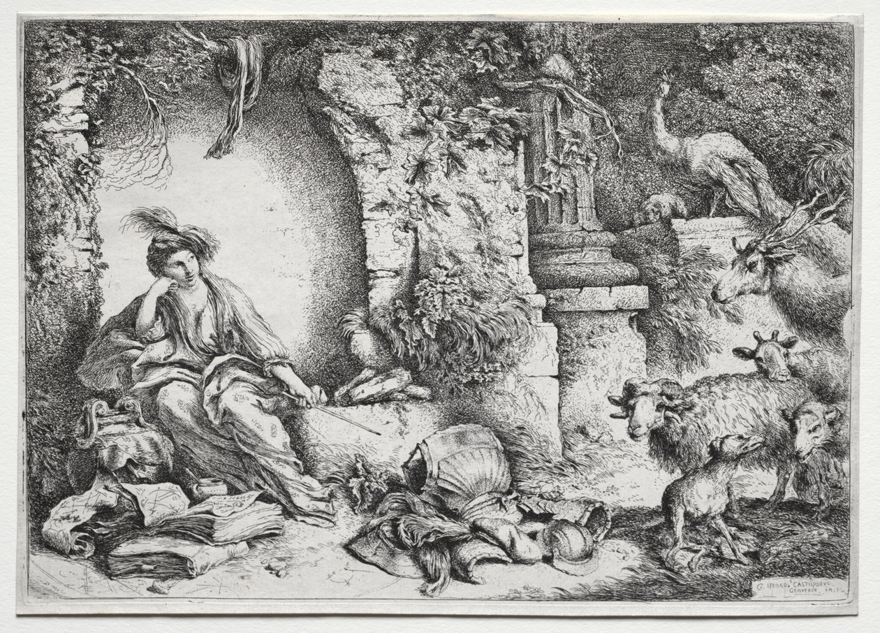 Melancholia autorstwa Giovanni Benedetto Castiglione