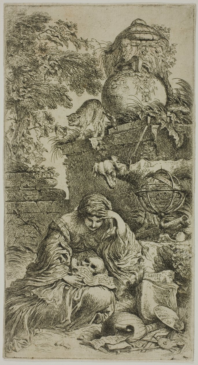 Melancholia autorstwa Giovanni Benedetto Castiglione