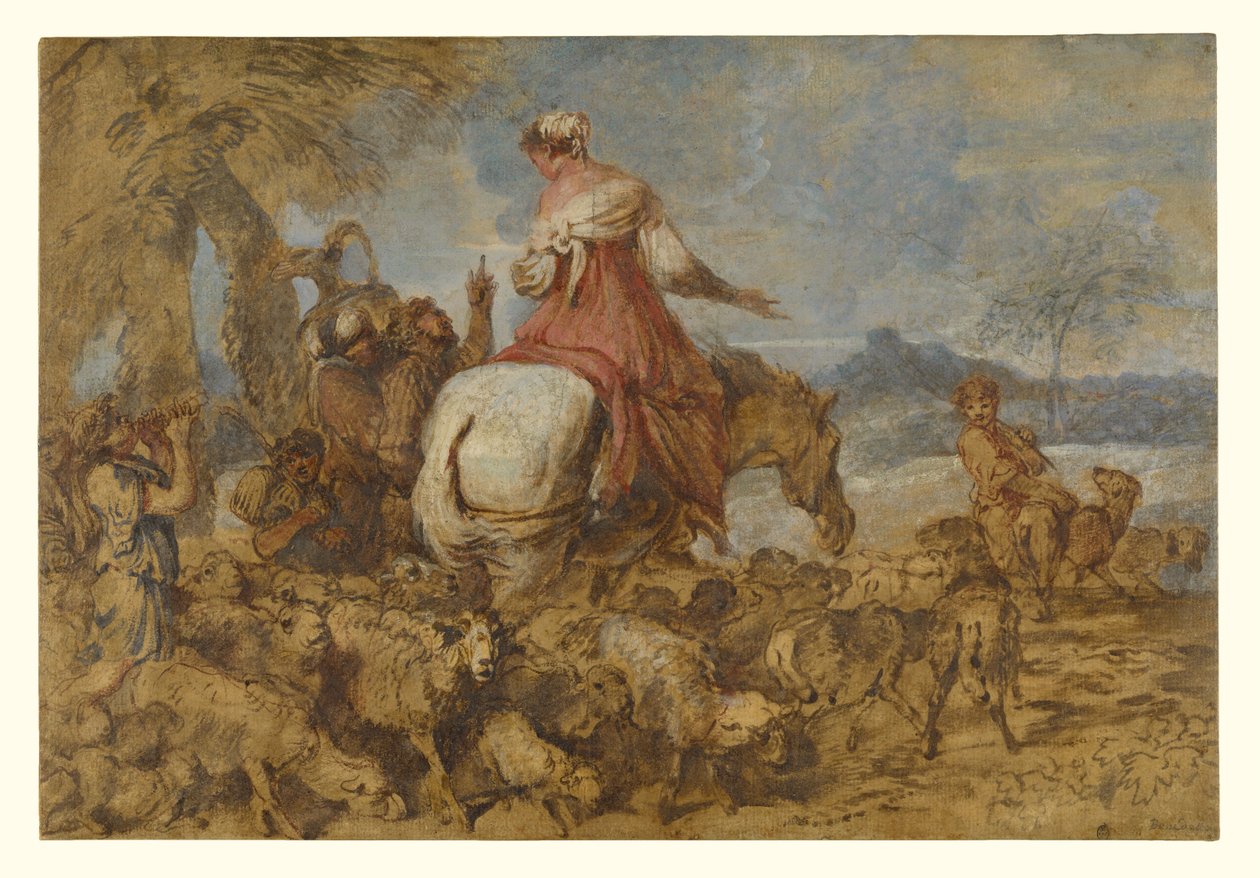 Pastorale Reise autorstwa Giovanni Benedetto Castiglione