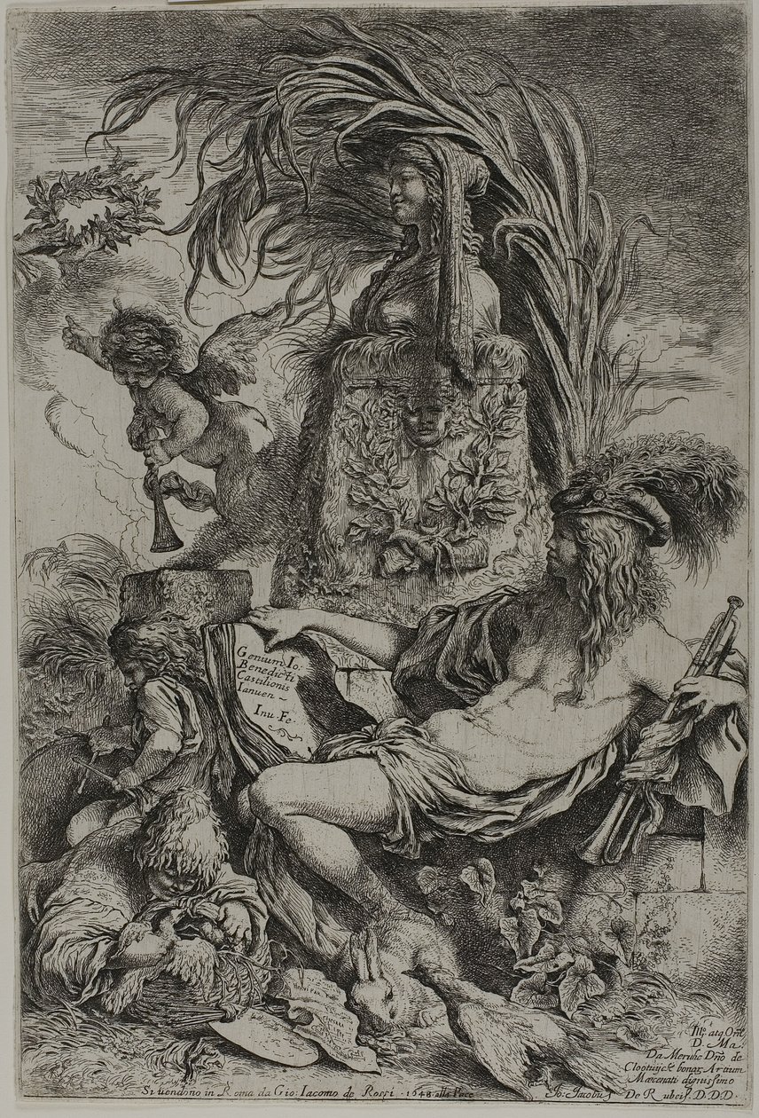 Geniusz Castiglione autorstwa Giovanni Benedetto Castiglione