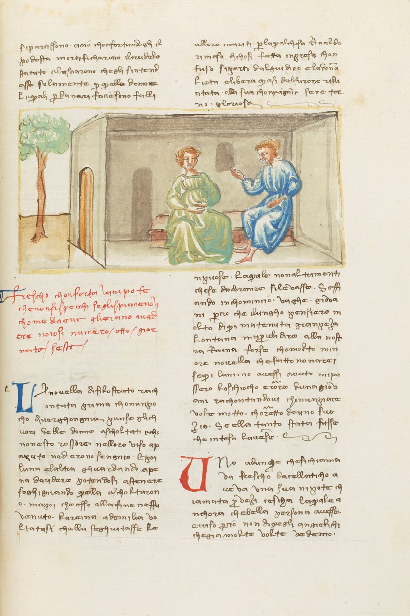 Dekameron, Irytacje - Cesca da Celatico i jego wuj, Szósty dzień, opowiadanie 8. autorstwa Giovanni Boccaccio
