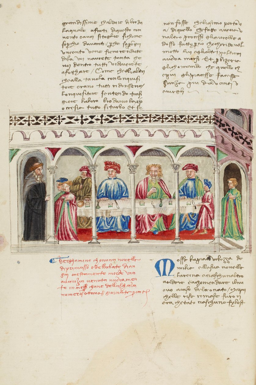 Dekameron, Wybitna godność ubogich - Hugues Primat et abbé de Cluny, Pierwszy dzień, opowiadanie 7 autorstwa Giovanni Boccaccio