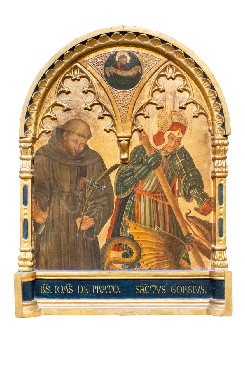 Błogosławiony Jan z Prato i św autorstwa Giovanni Boccati or Boccatto