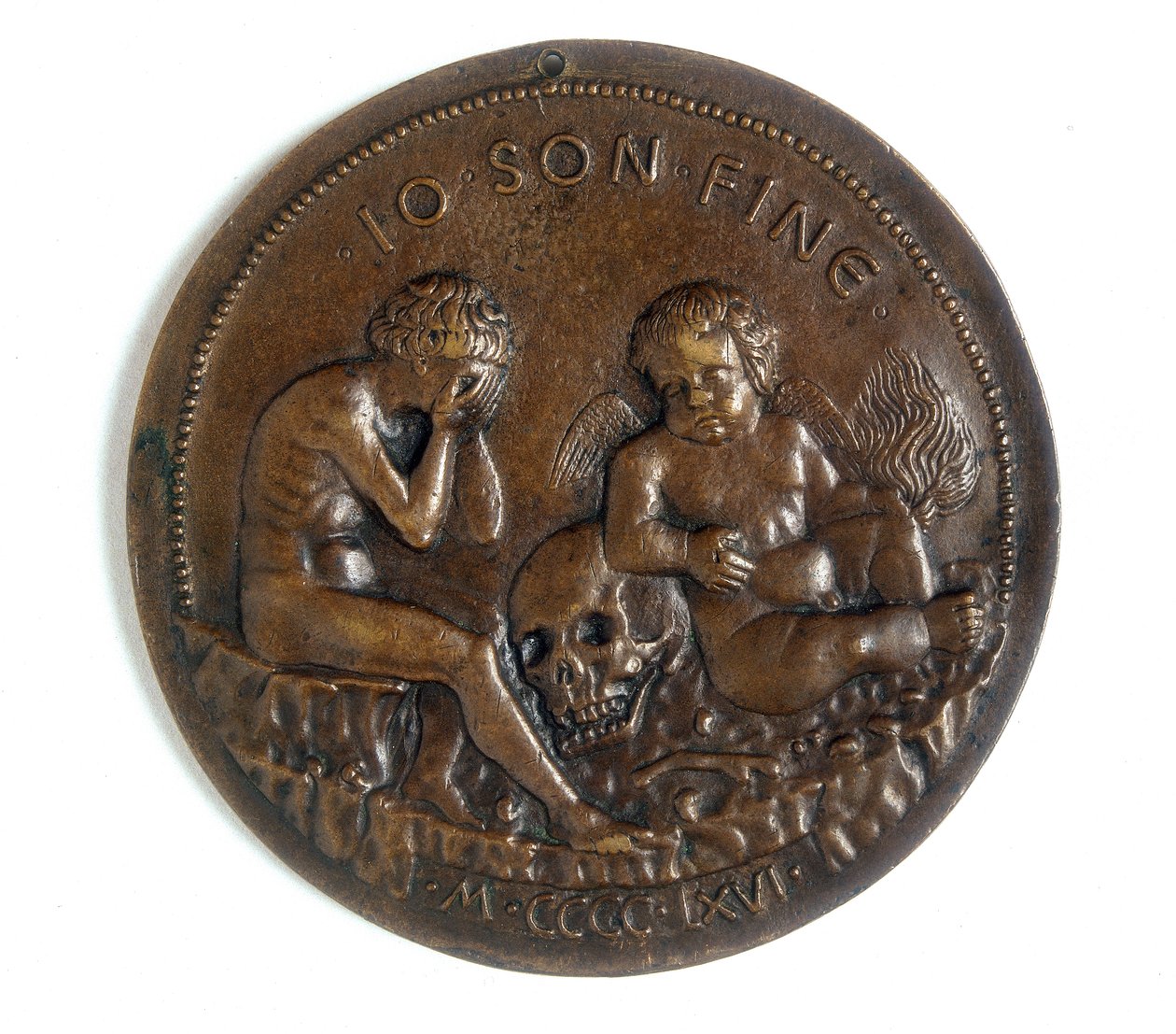 Medal przedstawiający Antonino Pio: odwrócony, dzieło Giovanniego Boldù, przechowywany w Galerii Estense w Modenie autorstwa Giovanni Boldù