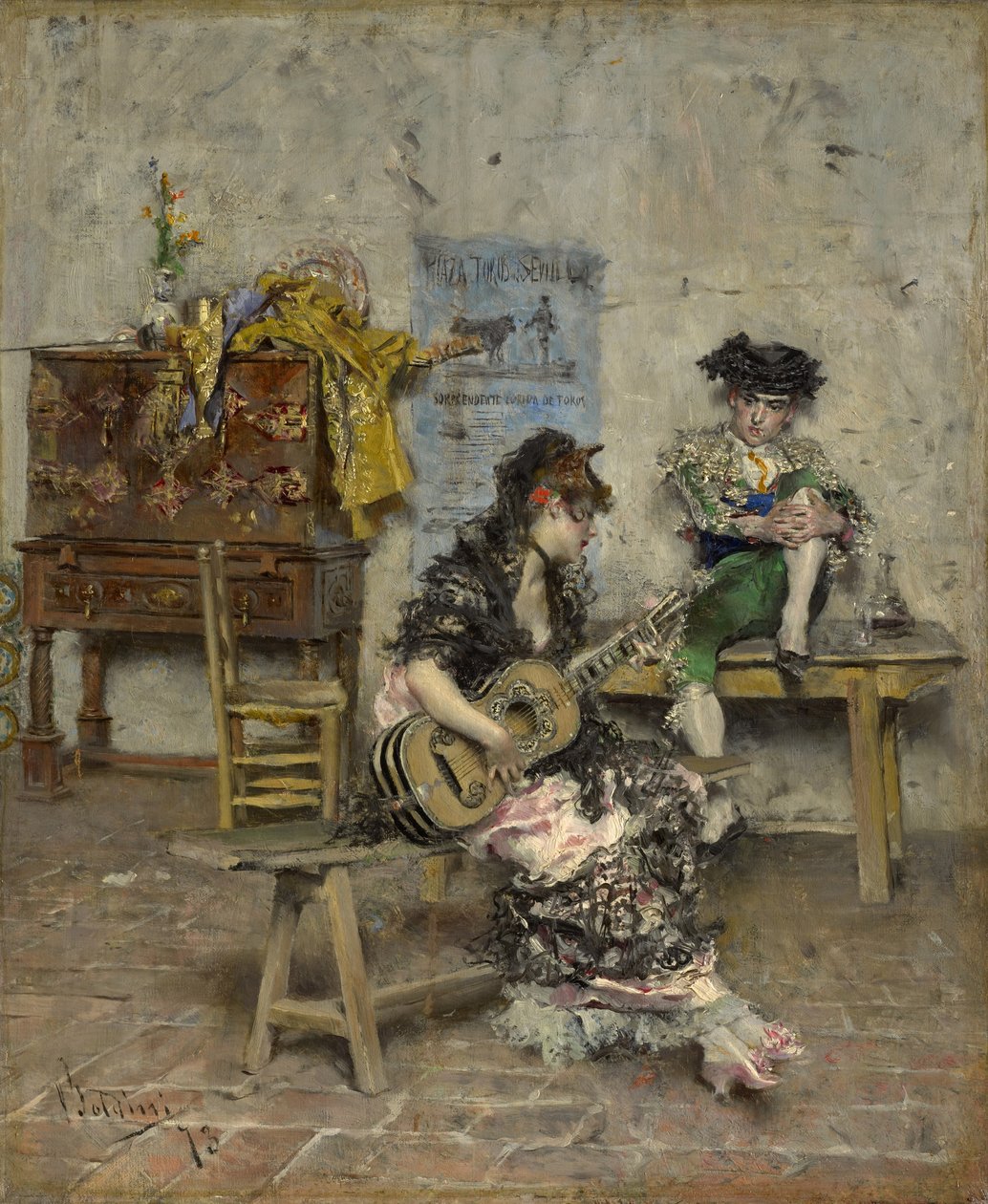 Gitarzysta, 1872 autorstwa Giovanni Boldini