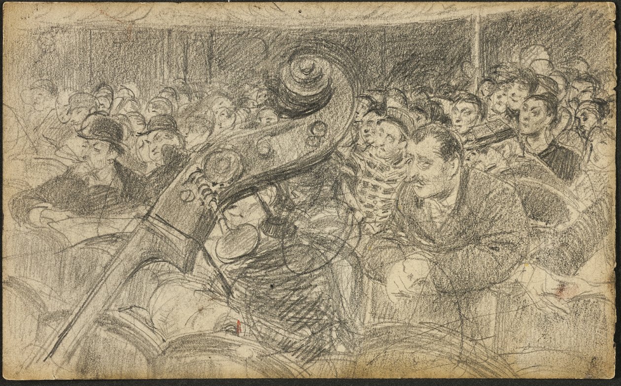 Publiczność w paryskim Teatrze II autorstwa Giovanni Boldini