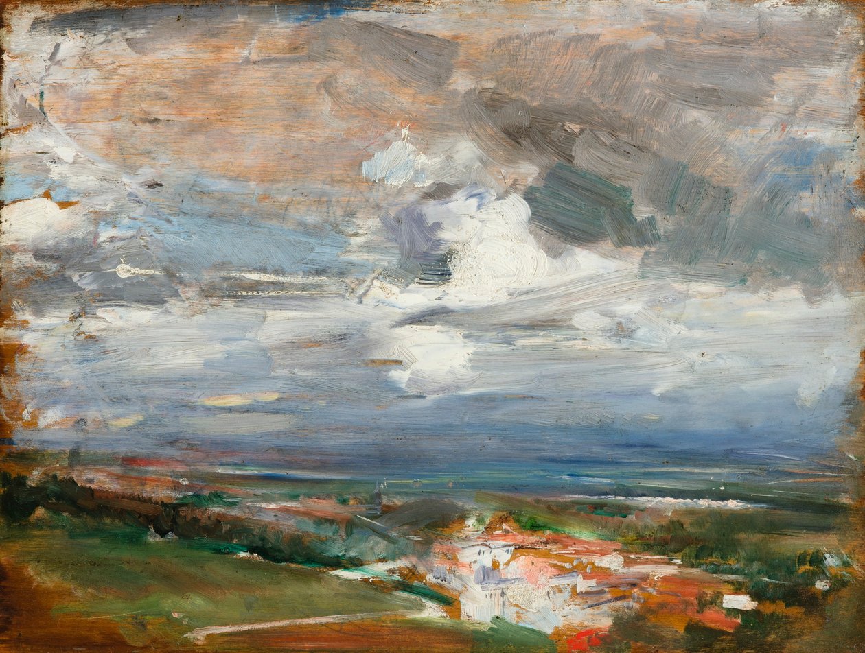Boldini - PINK LANDSCAPE autorstwa Giovanni Boldini