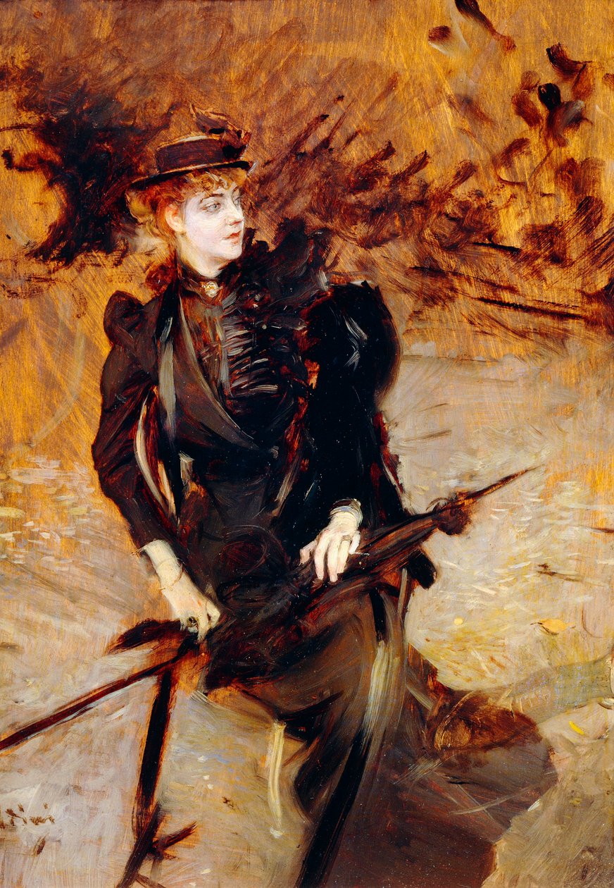 Portret kobiety, Giovanni Boldini (1842-1931) autorstwa Giovanni Boldini