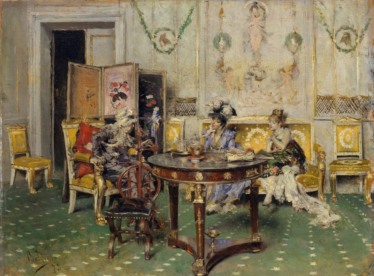 Plotka, 1873. autorstwa Giovanni Boldini