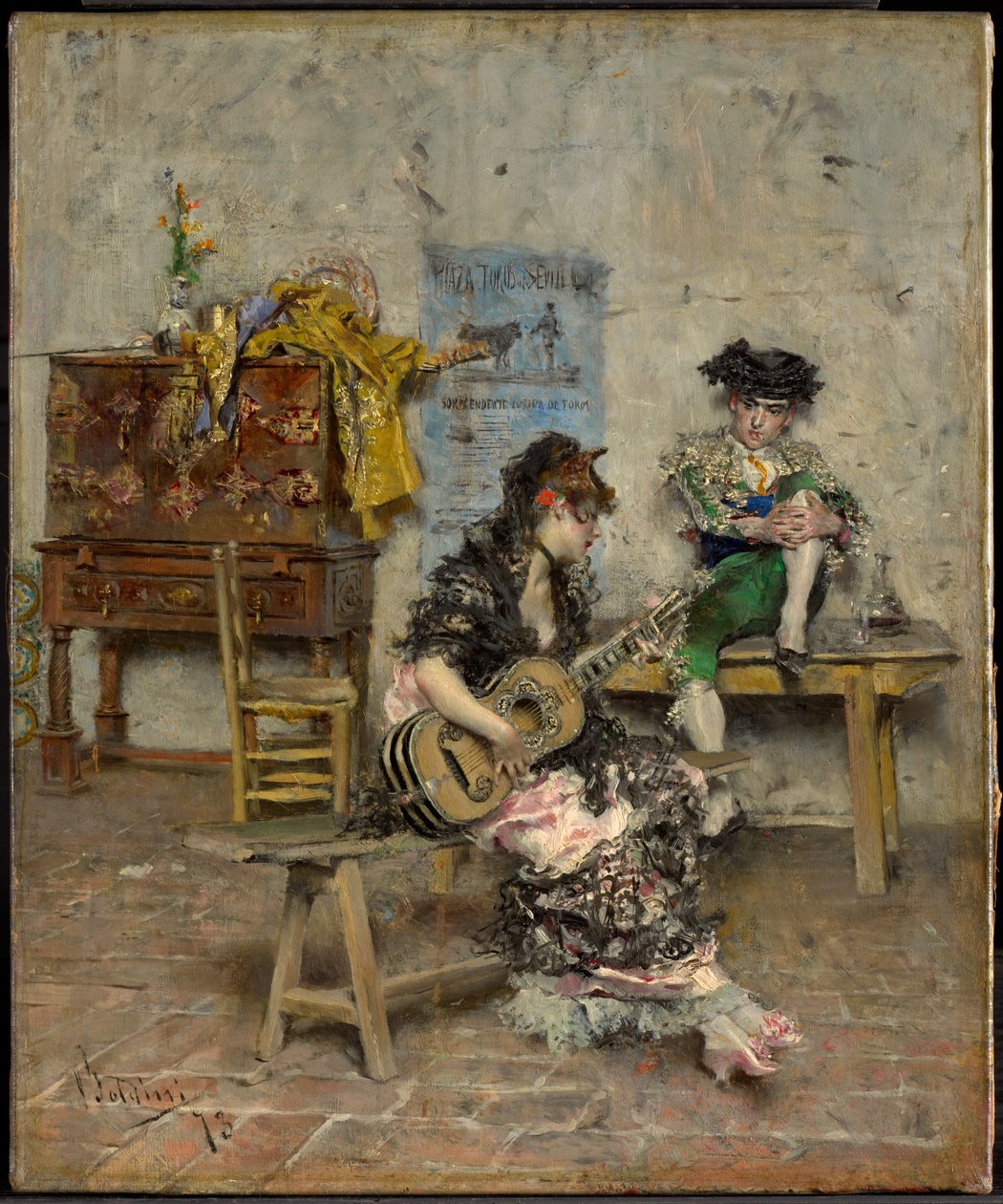 Gitarzysta autorstwa Giovanni Boldini