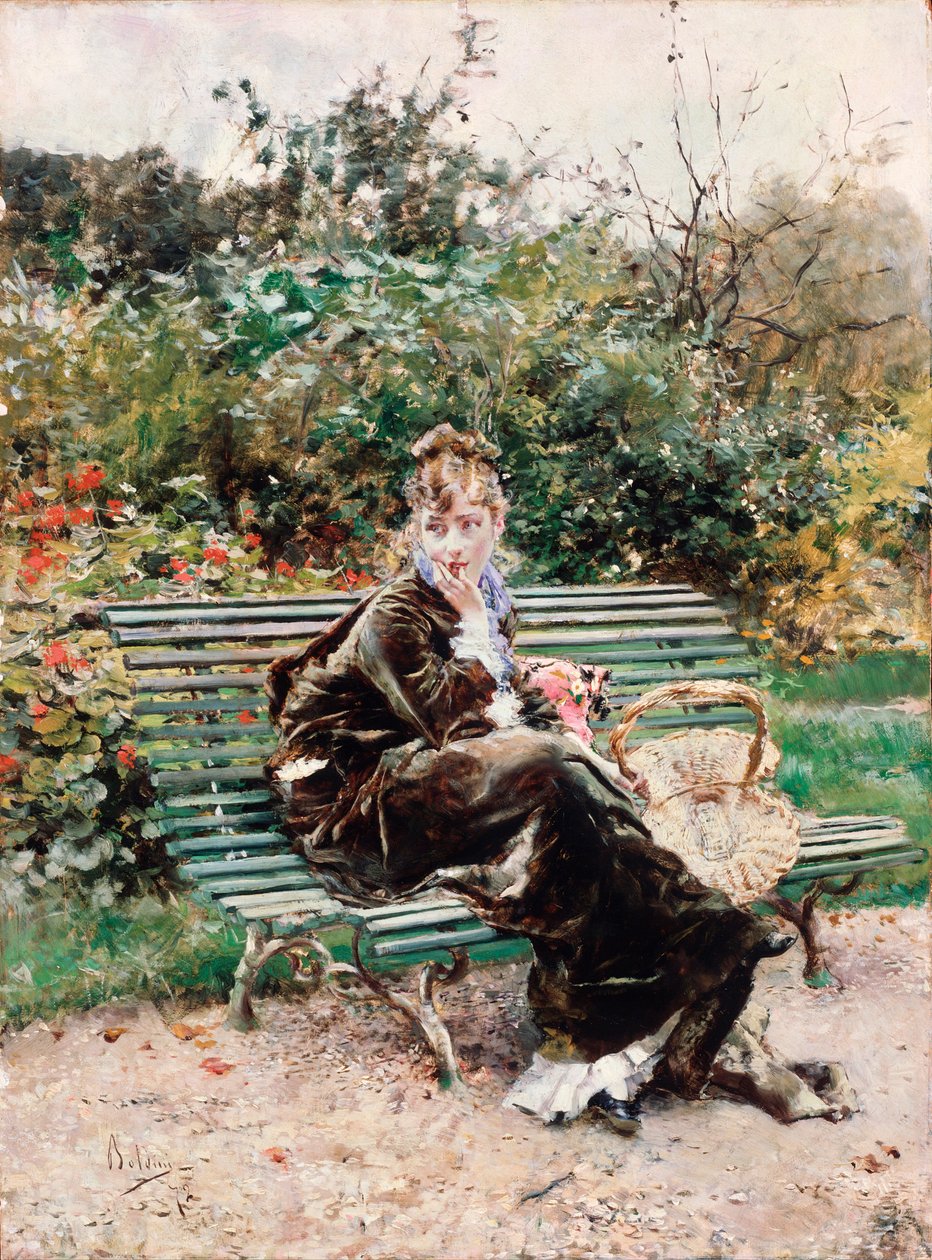 Hyde park (olej na płótnie) autorstwa Giovanni Boldini