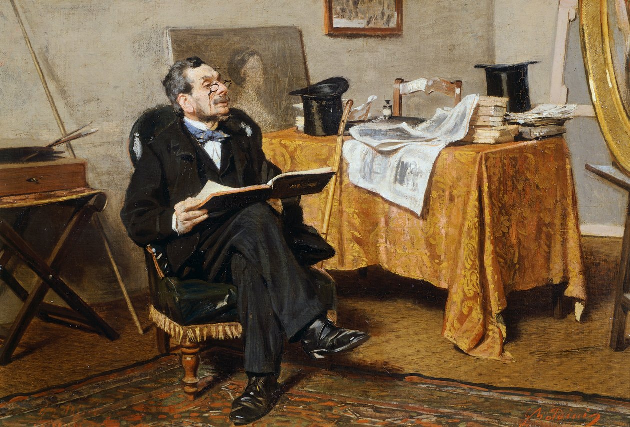 Wnętrze z figurą, autorstwa Giovanniego Boldini autorstwa Giovanni Boldini