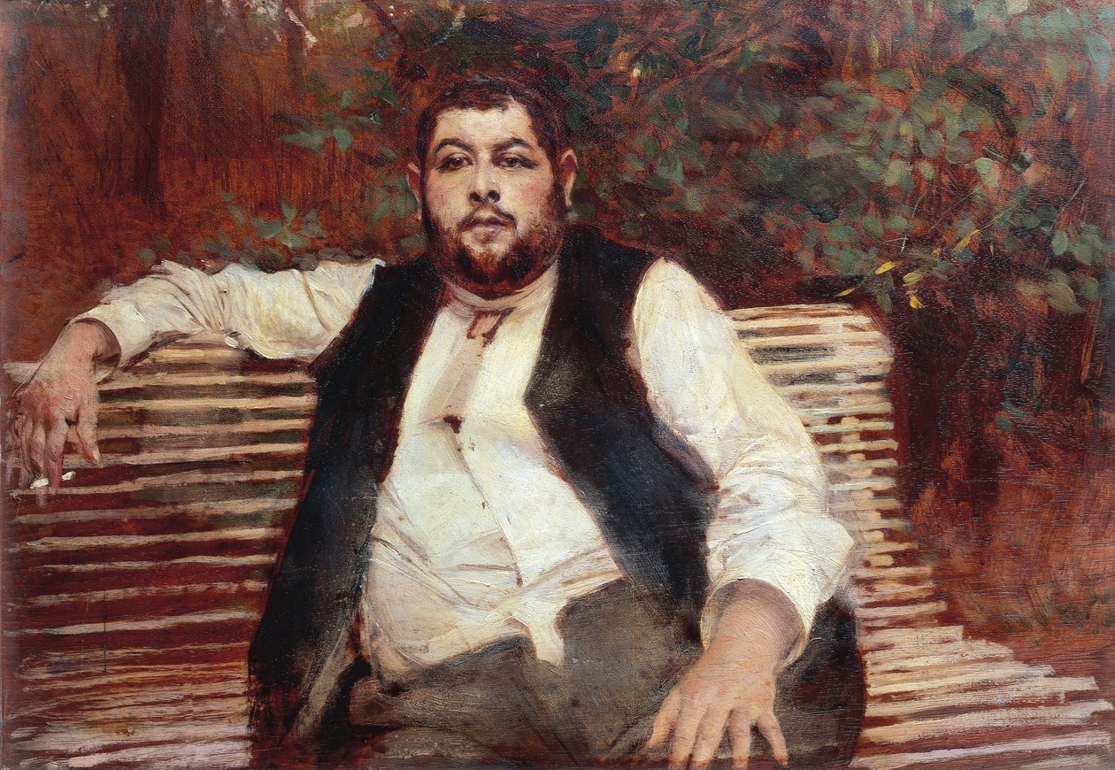 Włochy, Ferrara, Ogrodnik Zasłony-Picard autorstwa Giovanni Boldini