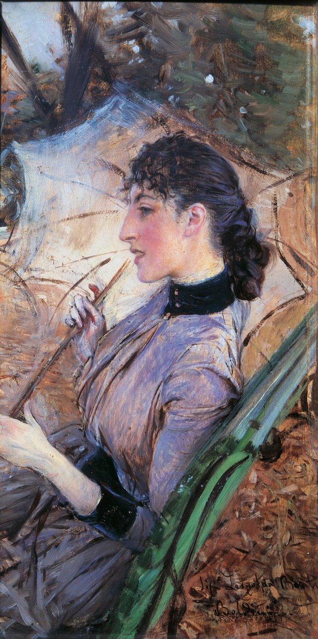 Włochy, Florencja, Profil Alaide Banti autorstwa Giovanni Boldini