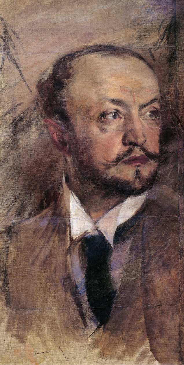 Włochy, Florencja, Autoportret w Montorsoli, obraz olejny autorstwa Giovanni Boldini