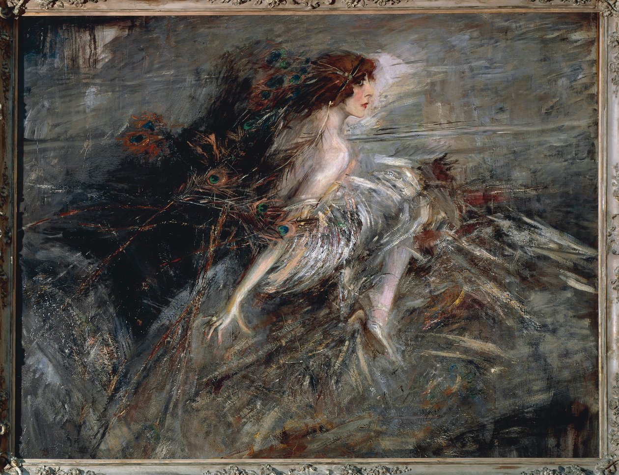 Włochy, Rzym, Portret Marchesy Luisy Casati autorstwa Giovanni Boldini