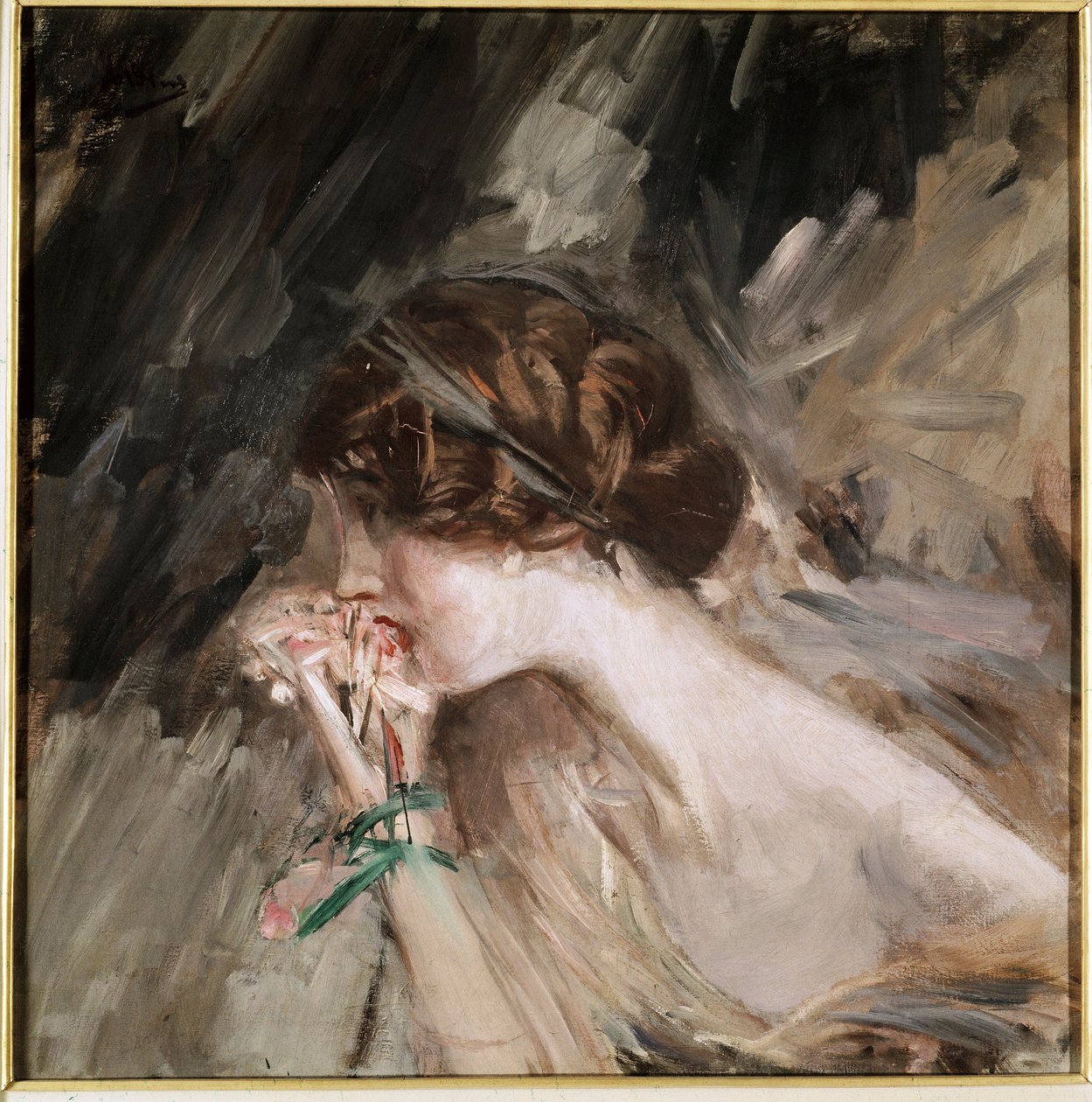 Joanna. Obraz Giovanniego Boldiniego (1842-1931), koniec XIX i początek XX wieku. Olej na płótnie. Galleria d