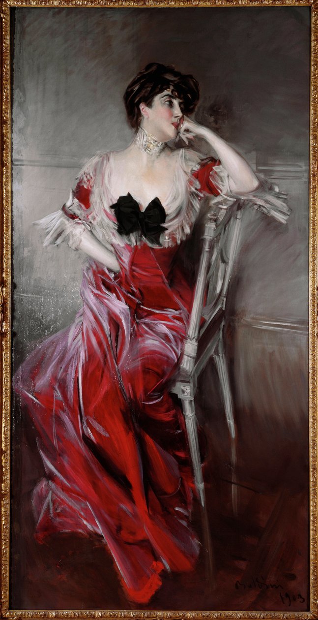 Obraz Miss Bell autorstwa Giovanniego Boldini (1842-1931) autorstwa Giovanni Boldini