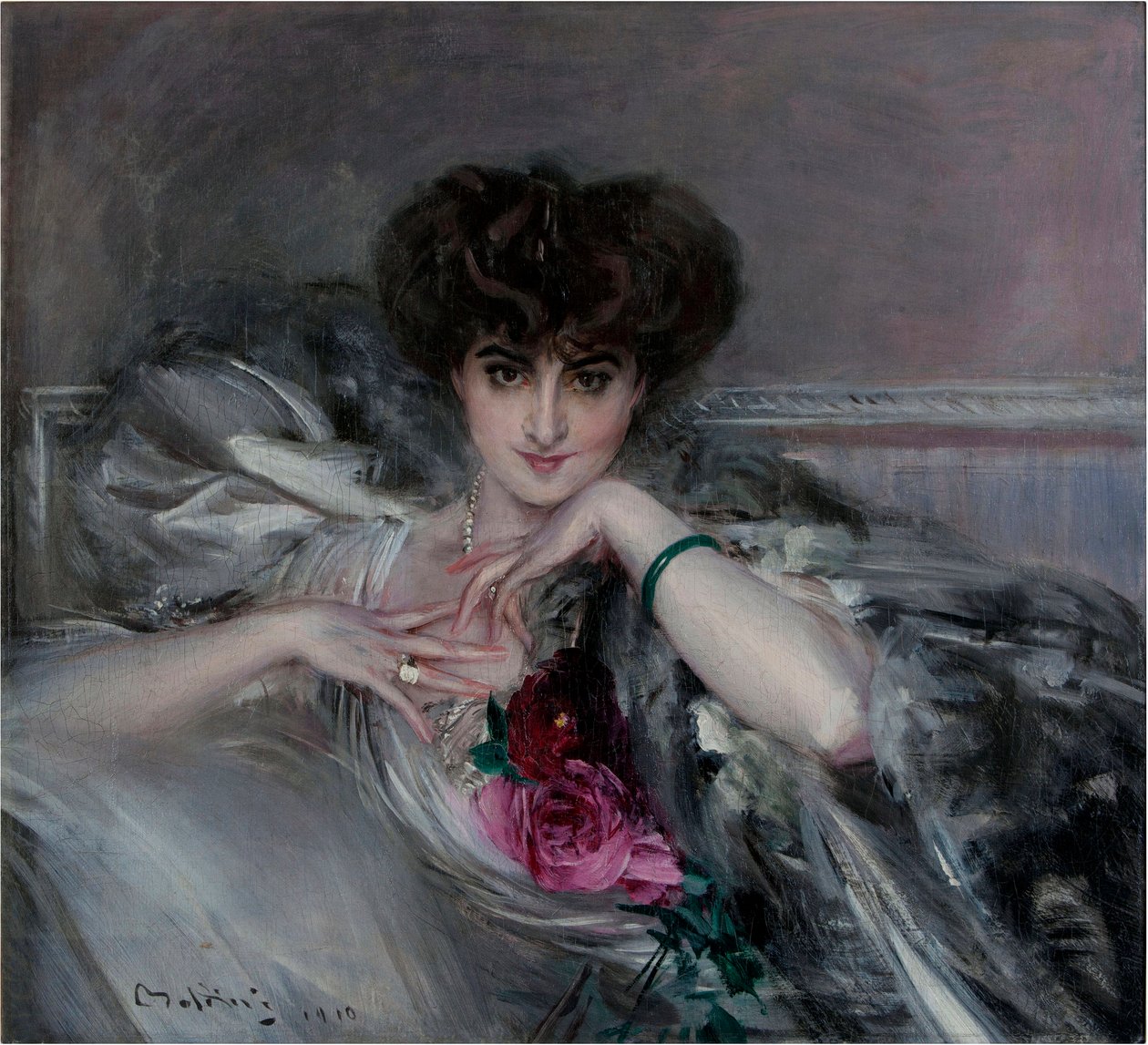 "" Portrait de la princesse Catherine Radziwill (1858-1941) "" (Księżniczka Katarzyna Radziwiłł) Peinture de Giovanni Boldini (1842-1931) autorstwa Giovanni Boldini