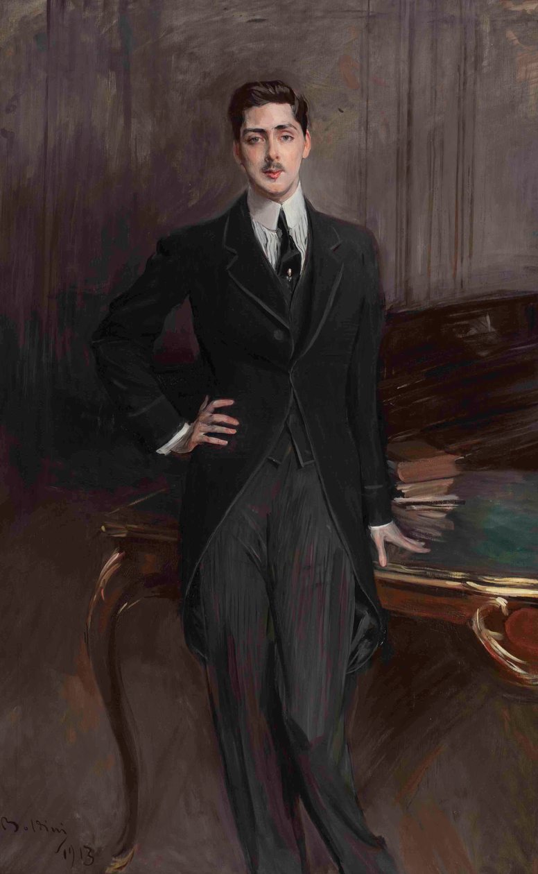 Portret hrabiego Siergieja Platonowicza Zubowa 1881-1964, 1913. autorstwa Giovanni Boldini
