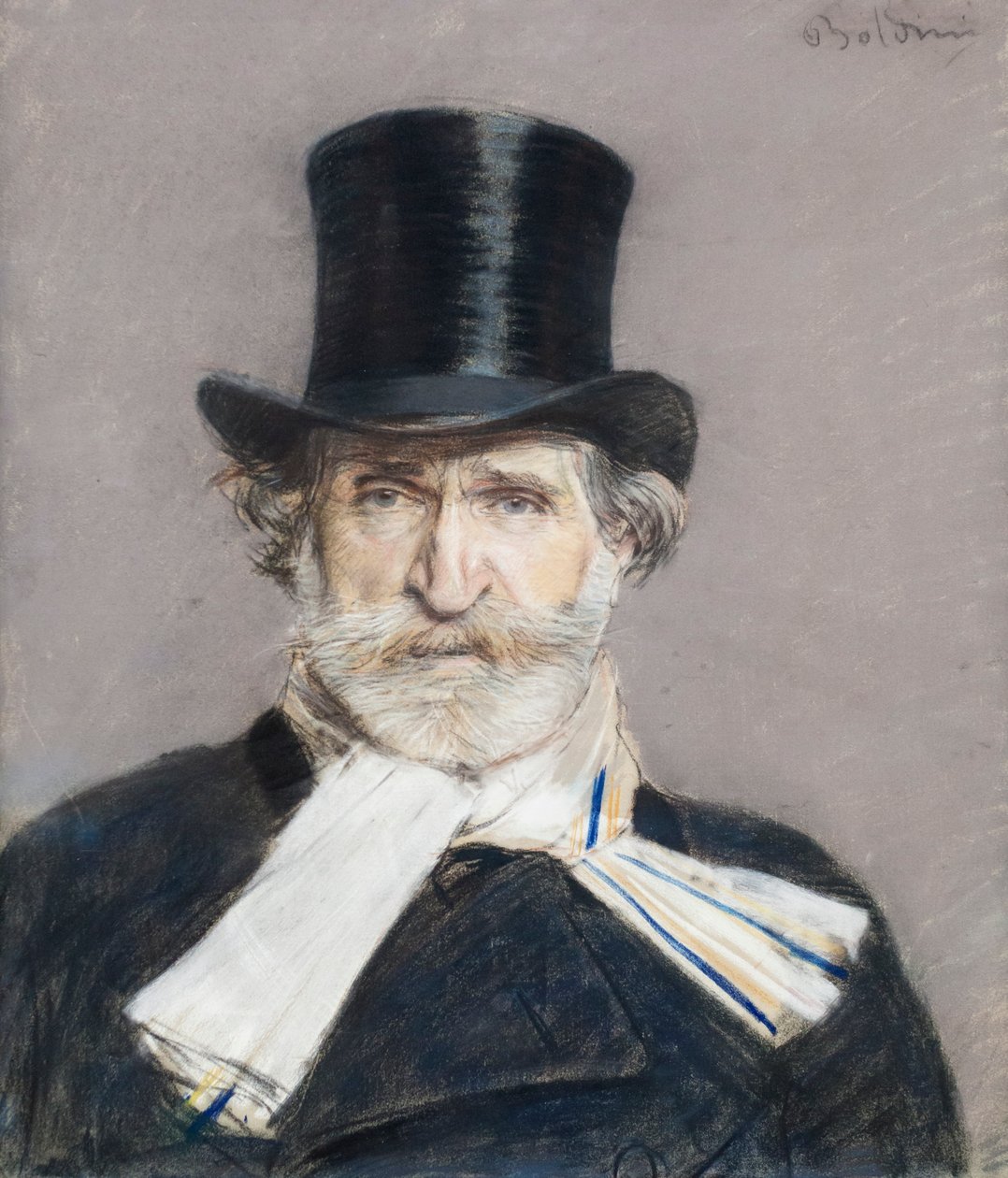 Portret Giuseppe Verdiego autorstwa Giovanni Boldini