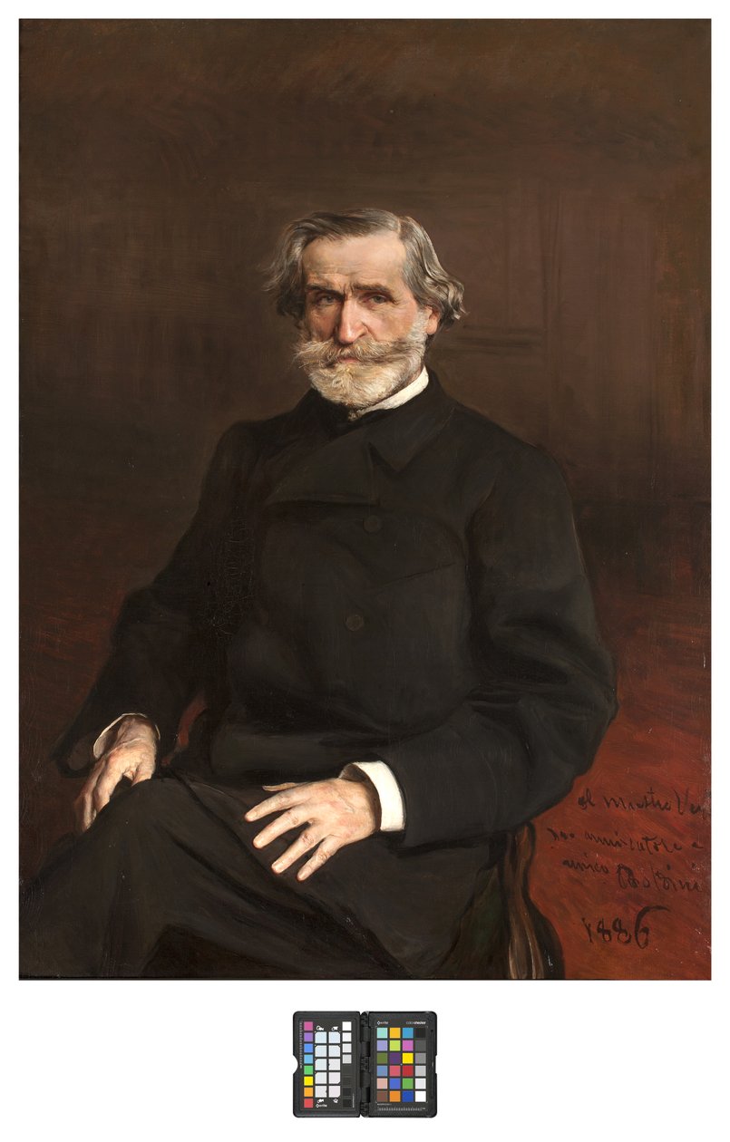 Portret Giuseppe Verdiego, 1886 autorstwa Giovanni Boldini