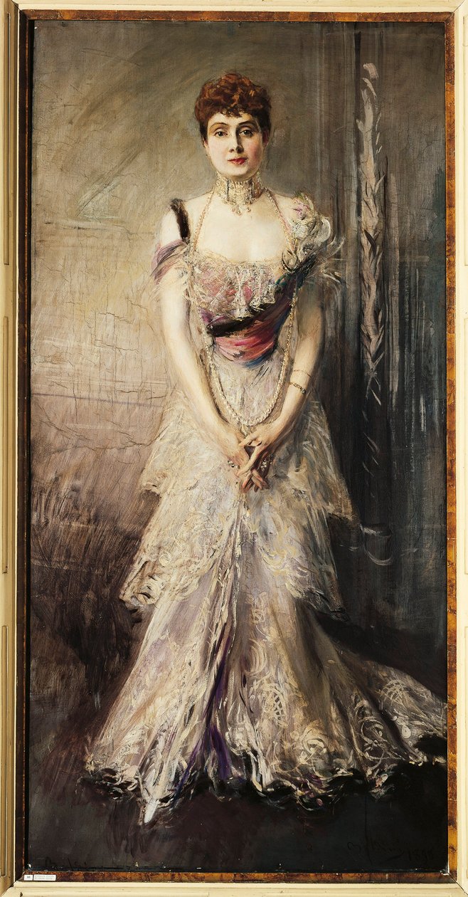 Portret infantki Eulalii z Hiszpanii (1864-1958), ok. 1898 r. autorstwa Giovanni Boldini