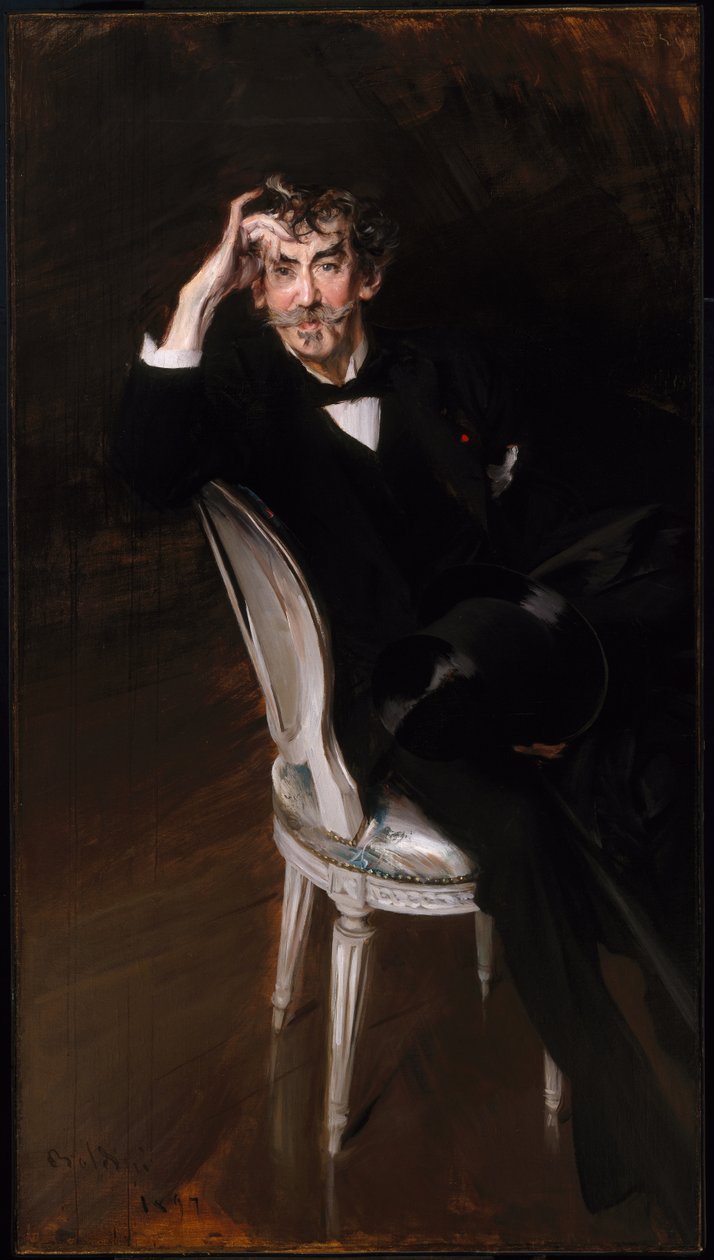 Portret Jamesa Abbotta McNeila Whistlera (1834-1903) 1897 autorstwa Giovanni Boldini