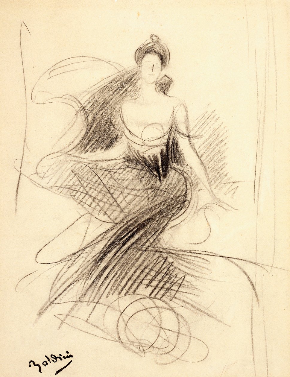 Portret pani X, autorstwa Giovanni Boldini