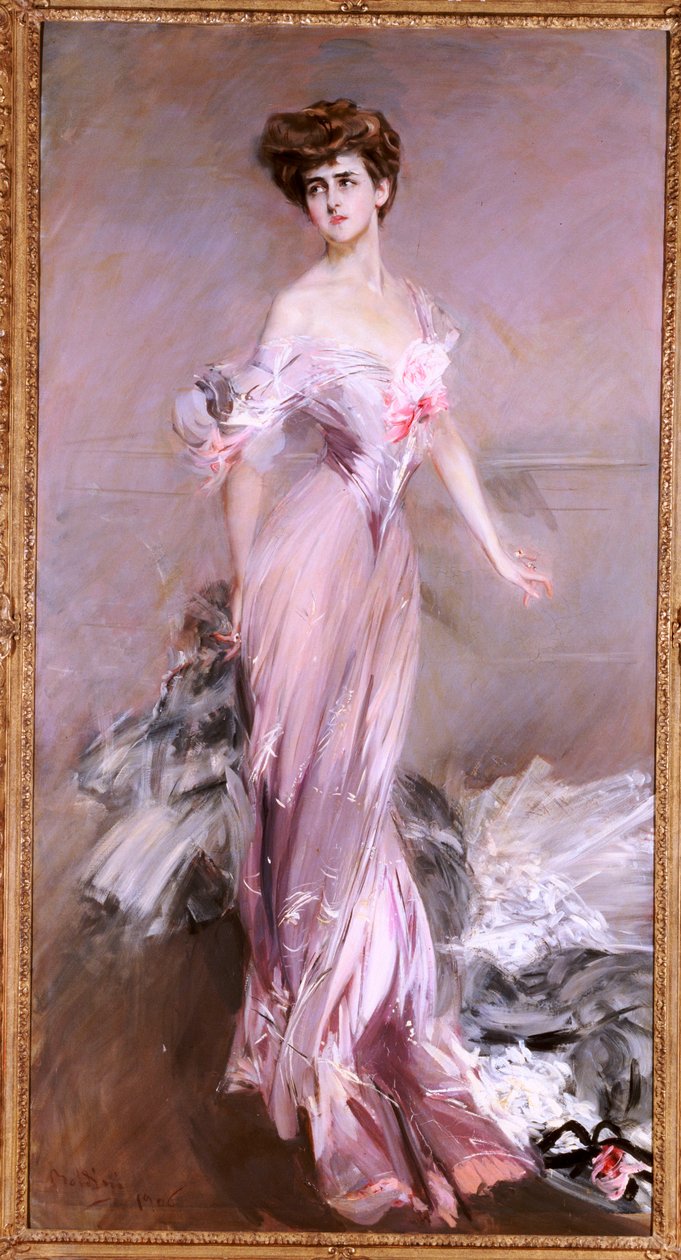Portret pani Howard-Johnston, 1906 autorstwa Giovanni Boldini