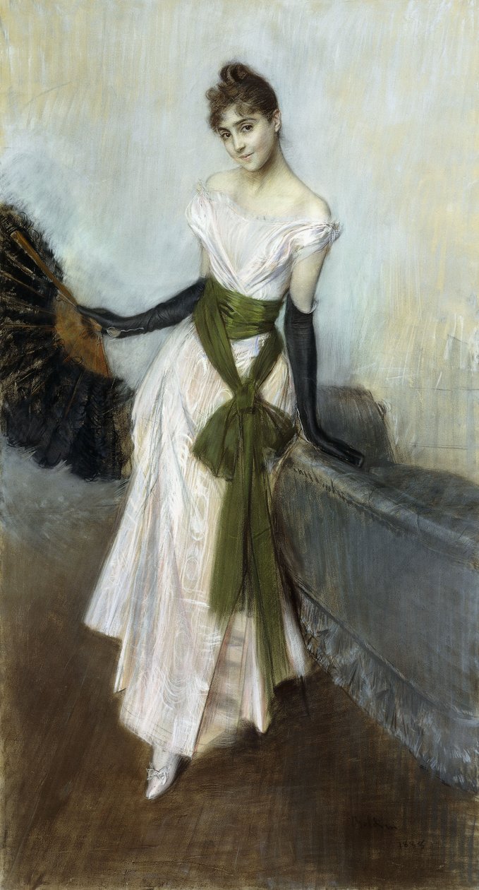 Portret panny Concha de Ossy, 1888 r. autorstwa Giovanni Boldini