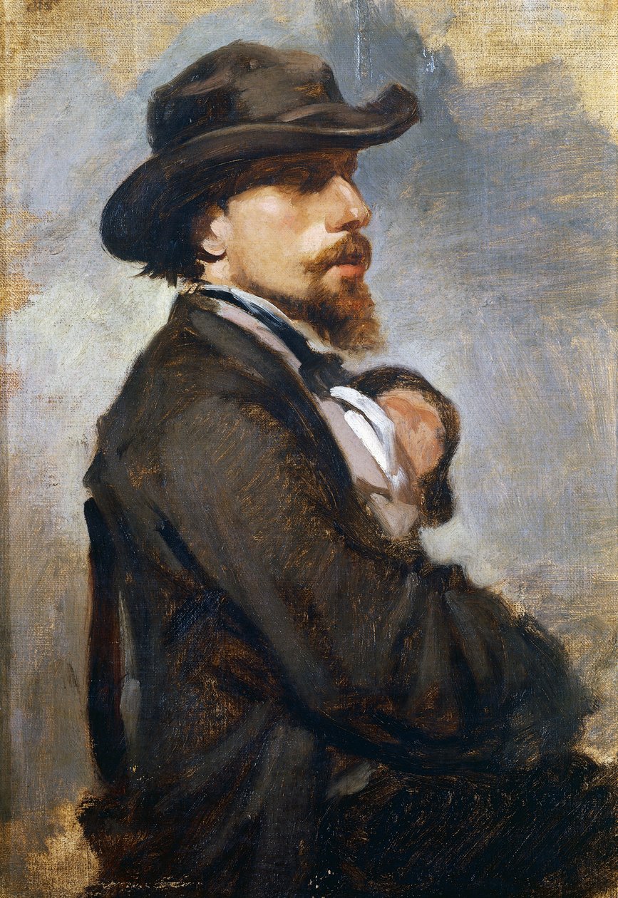 Portret włoskiego malarza Vincenzo Cabianca (1827-1902) autorstwa Giovanni Boldini